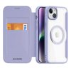 iPhone 15 Plus Dux Ducis Skin X Pro Magsafe mágneses fliptok lila-6934913025222 8 kép