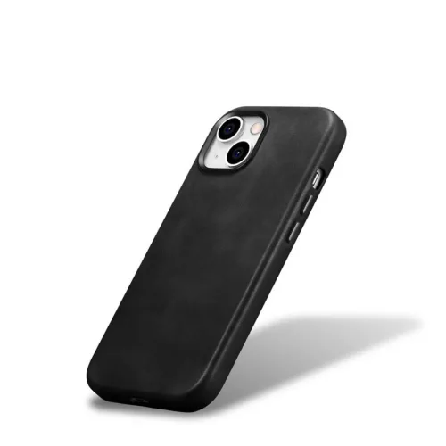 iPhone 15 Plus iCarer Oil Wax valódi bőr tok MagSafe kompatibilis fe-6975092680765 1 kép