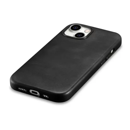 iPhone 15 Plus iCarer Oil Wax valódi bőr tok MagSafe kompatibilis fe-6975092680765 2 kép