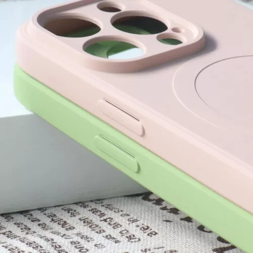 iPhone 15 Pro Max Szilikon MagSafe kompatibilis tok lila-9145576280003 6 kép