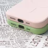 iPhone 15 Pro Max Szilikon MagSafe kompatibilis tok krém színben-9145576279991 4 kép