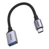 Ugreen US378 USB C - USB 3.0 OTG kábel 0.15m fekete-6941876213054 13 kép