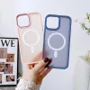 iPhone 15 Pro Max Magnetic Color Matte tok lila telefontok-9145576280201 4 kép