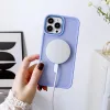 iPhone 15 Pro Max Magnetic Color Matte tok lila telefontok-9145576280201 6 kép