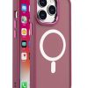 iPhone 15 Magnetic Color Matte tok burgundy telefontok-9145576280065 7 kép