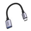 Ugreen OTG adapter kábel USB-C - USB-A 5Gb/s 0.15m fekete (US378)-6941876222285 3 kép