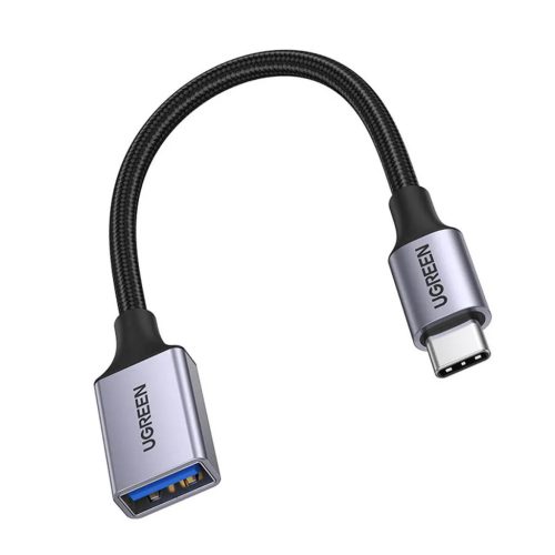 Ugreen OTG adapter kábel USB-C - USB-A 5Gb/s 0.15m fekete (US378)-6941876222285 3 kép