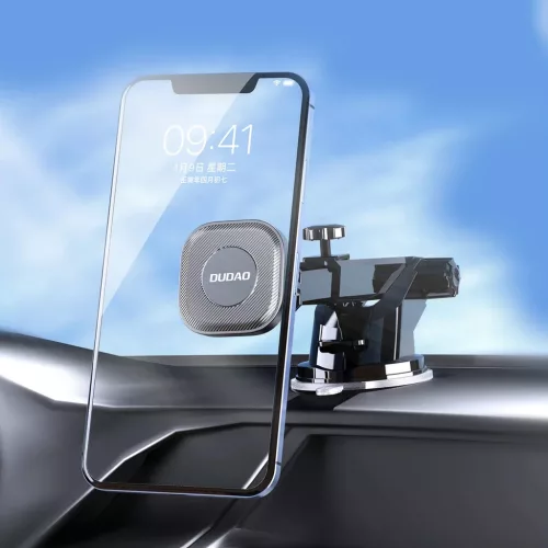 Dudao mágneses autós telefontartó teleszkópos karral, fekete (F6Ma-6973687246150 2 kép