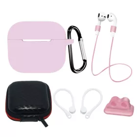 AirPods 3 szilikon tokkészlet + tok/fülkampó/nyakszíj/óraszíj ta-9145576276952 1 kép