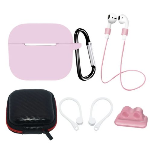 AirPods 3 szilikon tokkészlet + tok/fülkampó/nyakszíj/óraszíj ta-9145576276952 1 kép