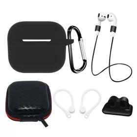 AirPods 3 szilikon tokkészlet + tok/fülkampó/nyakszíj/óraszíj ta-9145576276921 1 kép