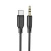 Borofone adapter BL18 audio jack 3,5 mm - Type C 1m fekete-6941991101069 7 kép