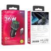 Borofone autós töltő BZ21A Brilliant 2xUSB QC 3.0 36W + USB - micro-6941991101212 2 kép