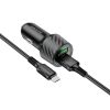 Borofone autós töltő BZ21A Brilliant 2xUSB QC 3.0 36W + USB - micro-6941991101212 4 kép