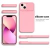 iPhone 15 SLIDE Case tok, telefontok kameralencse védővel világos r-5903396214097 8 kép