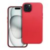iPhone 15 Plus MagSafe-kompatibilis bőrtok, telefontok piros-5903396222733 1 kép