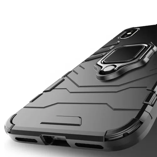 Realme C33 Ring Armor tok kihajtható támasszal fekete-5900217996552 5 kép