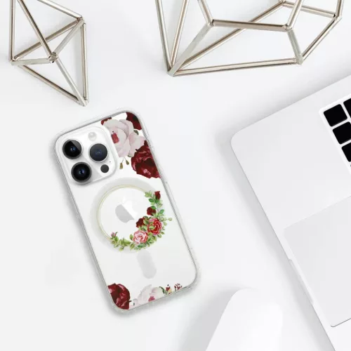 iPhone 15 Pro Max Tel-Protect Flower tok MagSafe kompatibilis (design -5900217991670 2 kép