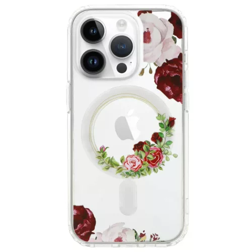 iPhone 15 Pro Tel-Protect Flower tok MagSafe kompatibilis (design 2)-5900217991649 6 kép