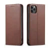 iPhone 15 Plus mágneses PU bőr fliptok kártyatartóval pánt nélk�- 1 kép