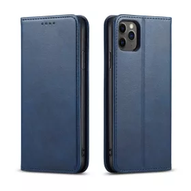 iPhone 15 Pro Max mágneses PU bőr fliptok kártyatartóval pánt né- 1 kép