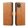 Honor 70 mágneses PU bőr fliptok kártyatartóval világosbarna Alph- 1 kép