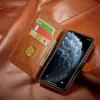 Honor 70 mágneses PU bőr fliptok kártyatartóval világosbarna Alph- 3 kép