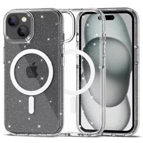 iPhone 15 Tech-Protect FlexAir MagSafe kompatibilis csillogó áttetsz-9490713936313 4 kép