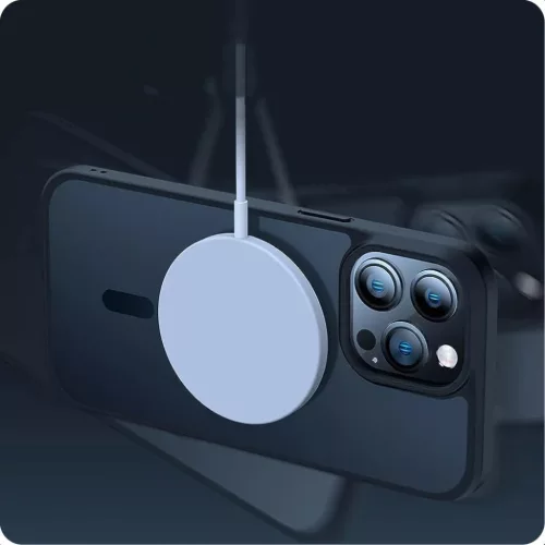 iPhone 15 Tech-Protect Magmat Magsafe telefontok fekete/átlátszó-9490713936467 4 kép