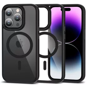 iPhone 15 Pro Tech-Protect Magmat Magsafe telefontok fekete/átlátsz�-9490713936481 5 kép