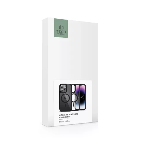 iPhone 15 Pro Tech-Protect Magmat Magsafe telefontok fekete/átlátsz�-9490713936481 1 kép