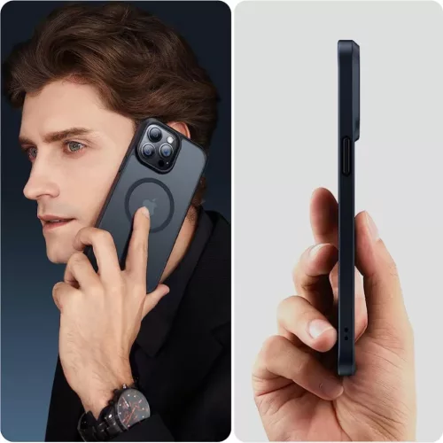iPhone 15 Pro Max Tech-Protect Magmat Magsafe telefontok matt fekete-9490713936535 4 kép