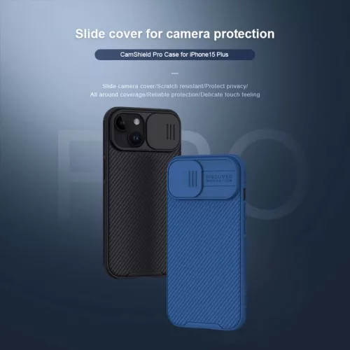 iPhone 15 Plus Nillkin CamShield Pro tok fekete-6902048266100 5 kép