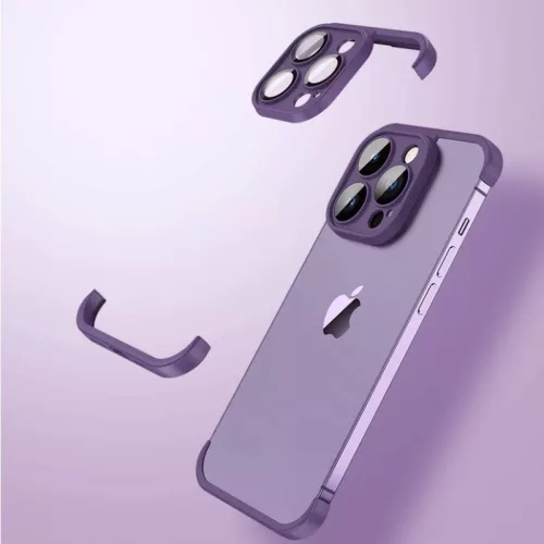 iPhone 14 Pro kameralencse és peremvédő fekete-5904161141099 8 kép
