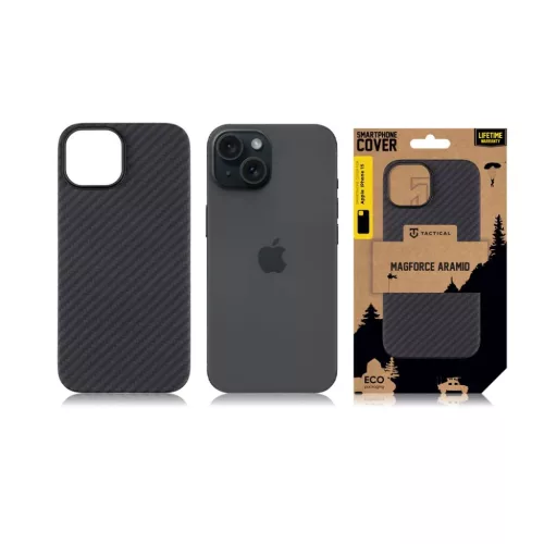 iPhone 15 Fekete Tactical MagForce Aramid tok, MagSafe kompatibilis-8596311221248 5 kép