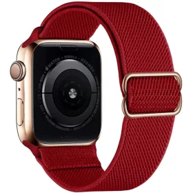 Apple Watch (42/44/45mm) TRPH szövet óraszíj piros- 1 kép