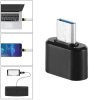 USB-A - USB-C OTG 2.0 átalakító adapter fekete- 3 kép