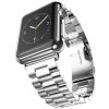 Apple Watch 4/5/6/7/8/9/SE (38/40/41mm) TRPH fém óraszíj ezüst sz�- 2 kép