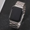 Apple Watch 4/5/6/7/8/9/SE (38/40/41mm) TRPH fém óraszíj ezüst-ró- 2 kép