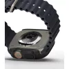 Apple Watch Ultra 1/2/3 49 mm Ringke Slim tok 2x átlátszó/titánium-8809881269023 6 kép