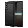 Sony Xperia 5 IV Carbon szénszál mintájú TPU tok fekete-9145576267400 1 kép