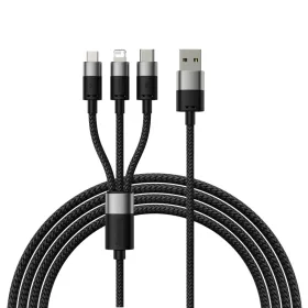 Baseus StarSpeed 3 az 1-ben USB - micro USB / Lightning / USB C kábel-6932172622268 1 kép
