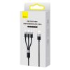 Baseus StarSpeed 3 az 1-ben USB - micro USB / Lightning / USB C kábel-6932172622268 9 kép