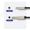 Ugreen AV127 3.5mm-es jack sztereó kábel 6.35mm TRS-hez - 2m szürke-6957303816286 2 kép