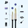 Ugreen AV127 3.5mm-es jack sztereó kábel 6.35mm TRS-hez - 2m szürke-6957303816286 6 kép