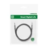 Ugreen audio kábel AUX 90 fokban döntött minijack 3,5 mm 2m kék (A-6957303861811 2 kép