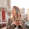 Ugreen audio kábel AUX 90 fokban döntött minijack 3,5 mm 2m kék (A-6957303861811 3 kép
