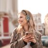 Ugreen audio kábel AUX 90 fokban döntött minijack 3,5 mm 2m kék (A-6957303861811 3 kép