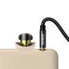 Ugreen audio kábel AUX 90 fokban döntött minijack 3,5 mm 2m kék (A-6957303861811 4 kép