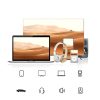 Ugreen audio kábel AUX 90 fokban döntött minijack 3,5 mm 2m kék (A-6957303861811 5 kép